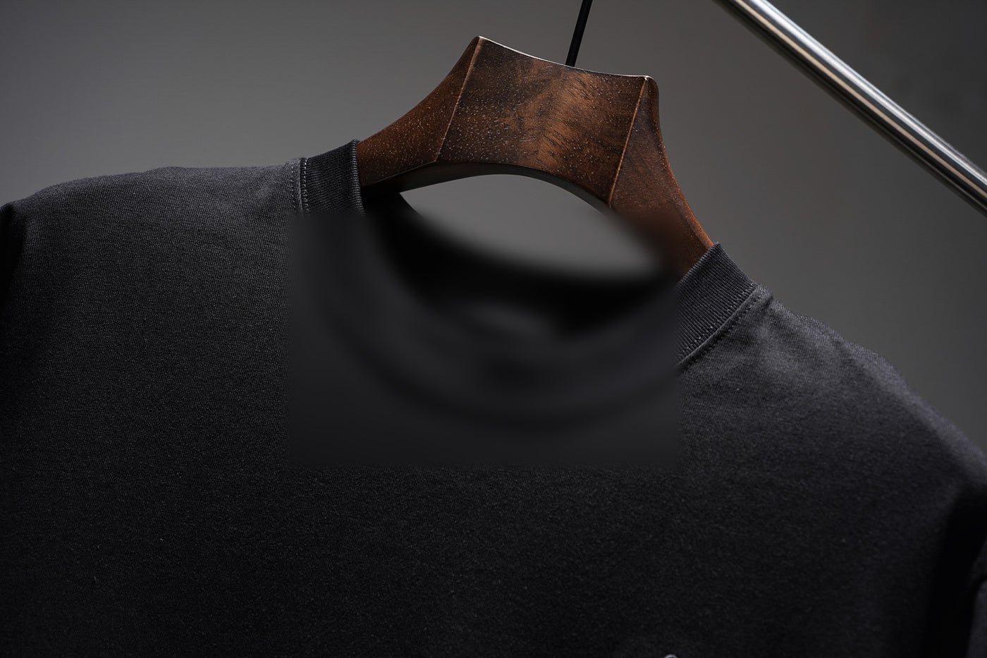 Black Tonal Logo Shirt