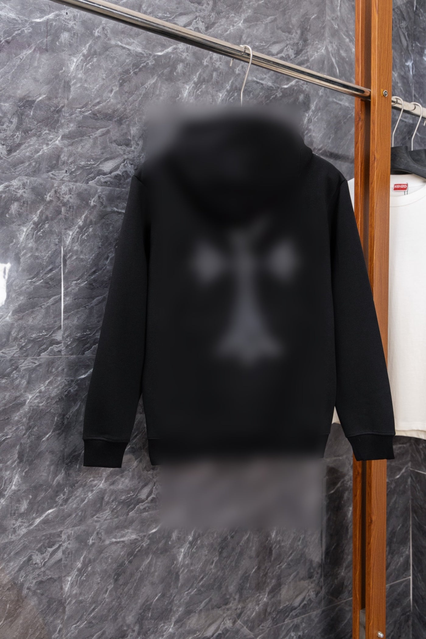 White Graphic Hoodie