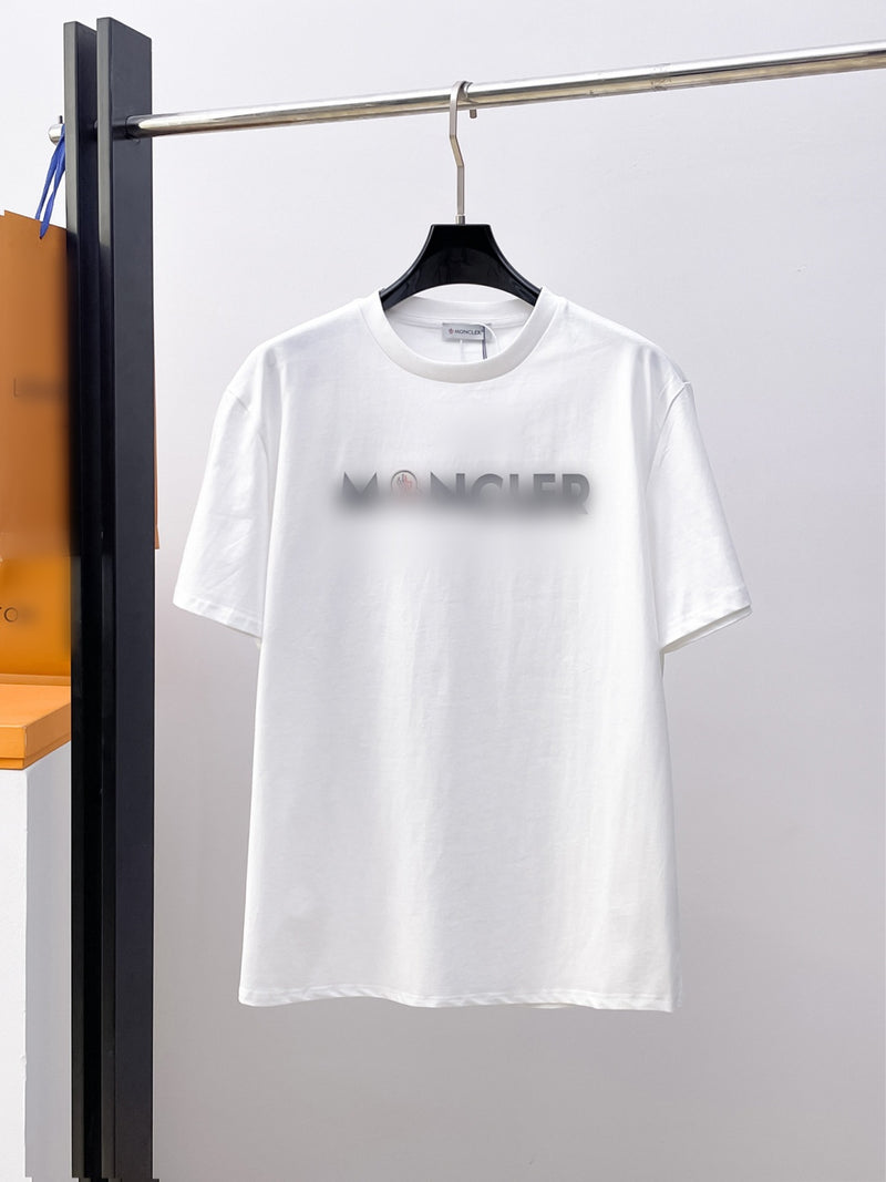 White Logo Tee