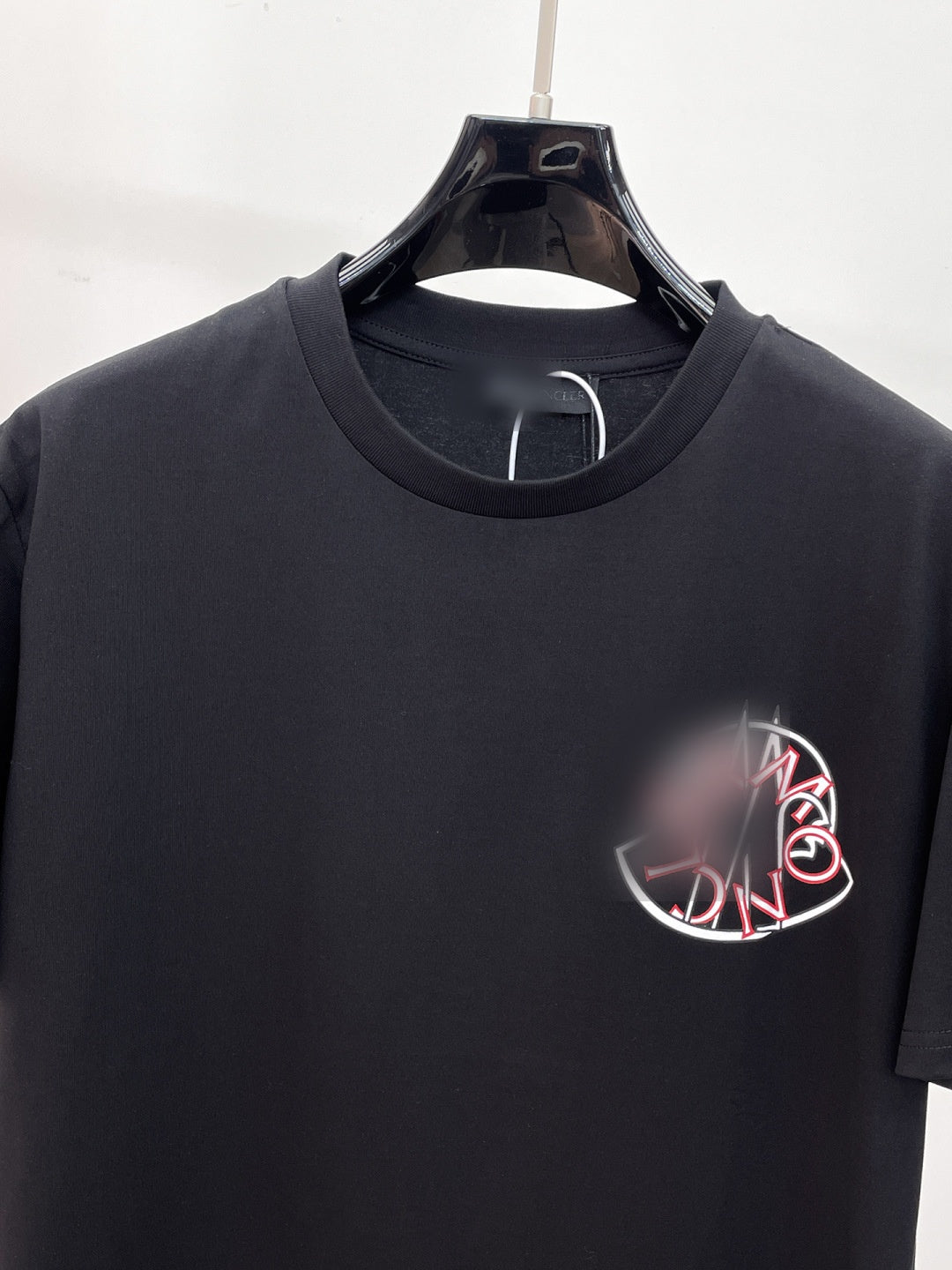 Black Chest-Logo Shirt