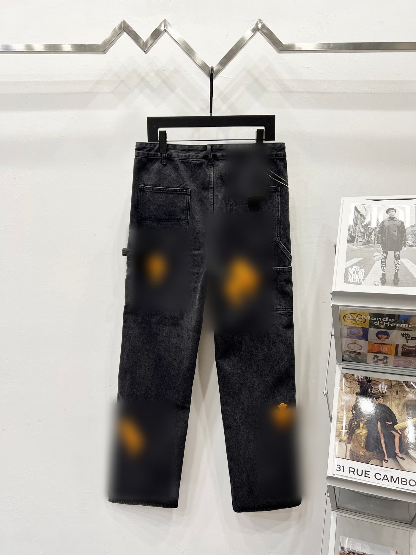 Orange Cross Jeans