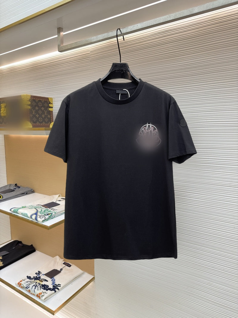 Black Chest-Logo Shirt