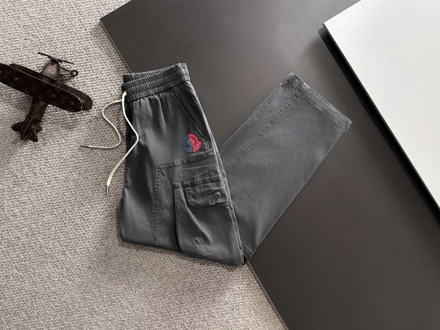 Grey Cargo Pants