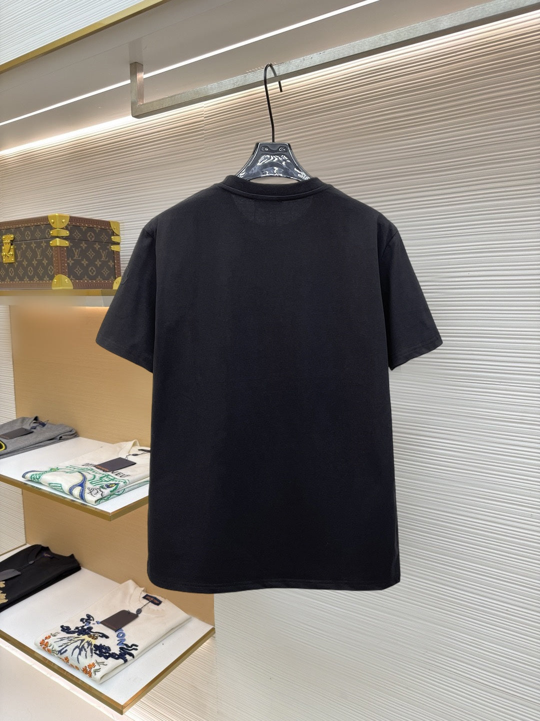Black Chest-Logo Shirt